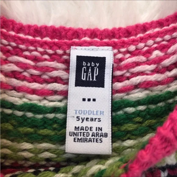 GAP Nordic Sweater Dress Girls 5 - Picture 9 of 10